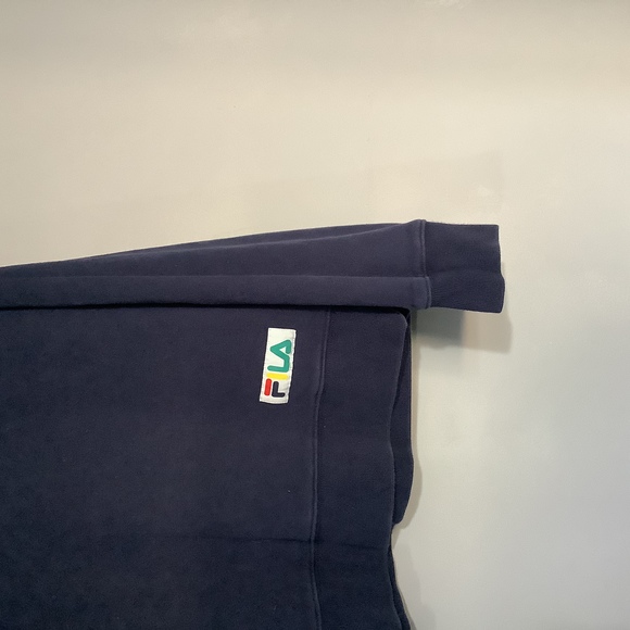 Fila Sweatshirt - Size M - Navy - Cotton - P2P 21” - Picture 6 of 8